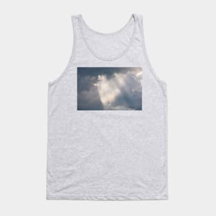 Vivid sunbeam light ray from clouds Tank Top